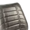 Calabria Vegan Leather Grey Dining Chair PAIR Calabria Vegan Leather Grey Dining Chair PAIR
