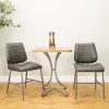 Calabria Vegan Leather Grey Dining Chair PAIR Calabria Vegan Leather Grey Dining Chair PAIR