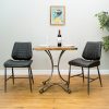 Calabria Vegan Leather Grey Dining Chair PAIR