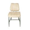 Calabria Vegan Leather Oyster Dining Chair PAIR Calabria Vegan Leather Oyster Dining Chair PAIR