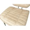 Calabria Vegan Leather Oyster Dining Chair PAIR Calabria Vegan Leather Oyster Dining Chair PAIR