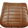 Calabria Vegan Leather Tan Dining Chair PAIR