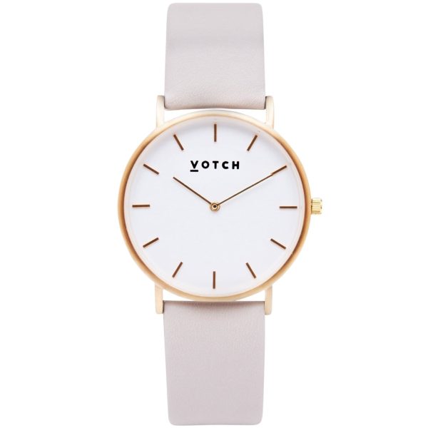 The Gold Face With Light Grey Strap