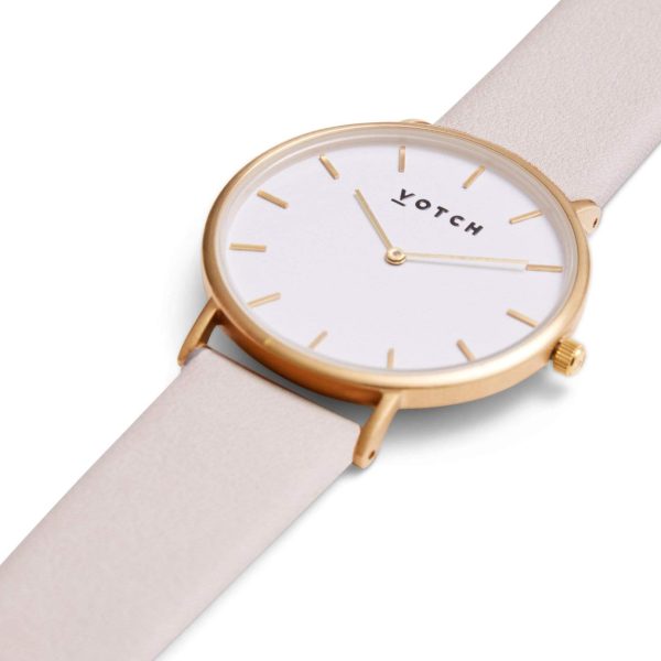 The Gold Face With Light Grey Strap