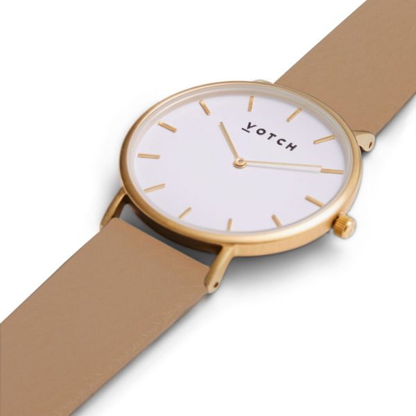 The Gold Face with Tan Strap 2