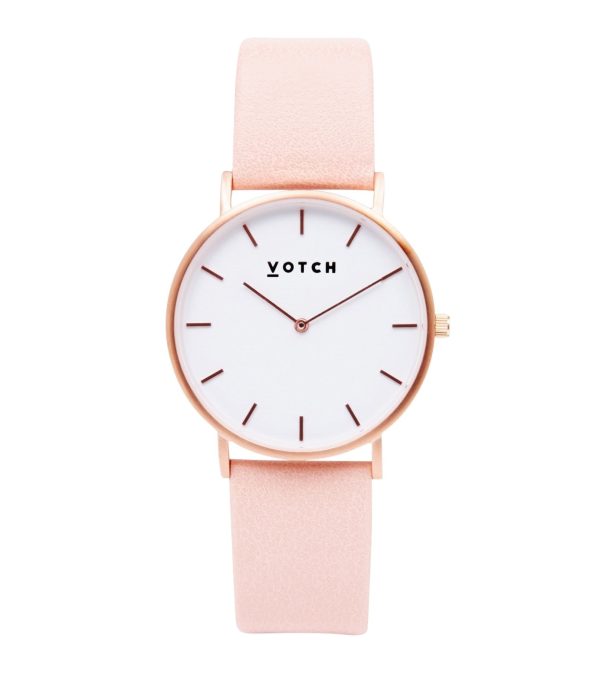 The Rose Gold Face & Pink Strap