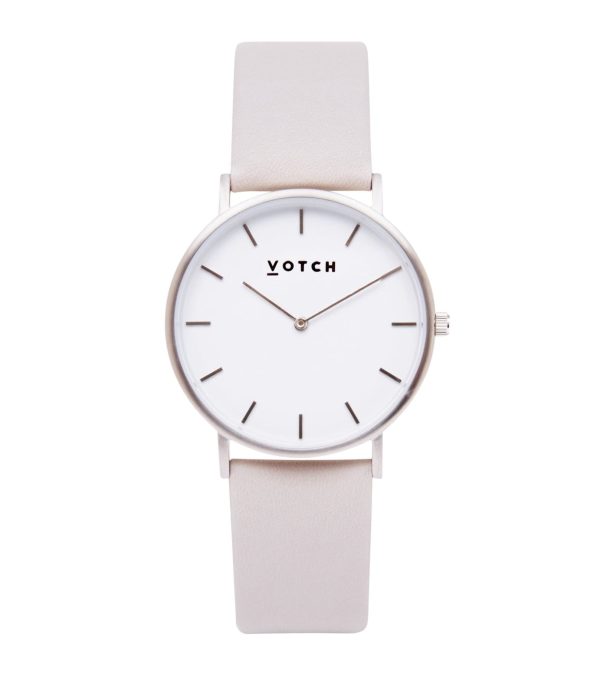 The Silver Face with Light Grey Strap