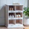 Chedworth Whitewash 6 Shoe Locker
