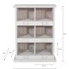 Chedworth Whitewash 6 Shoe Locker