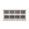 Chedworth Whitewash 8 Shoe Locker