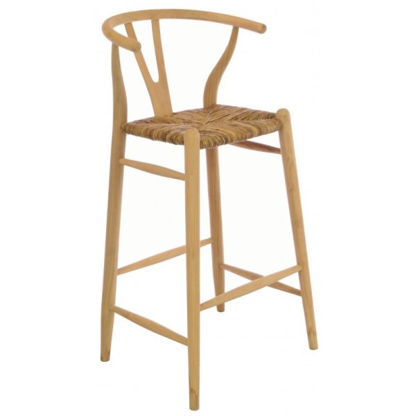 Chilham Rush Seat Bar Chair