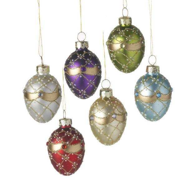 Cream Glass Bauble