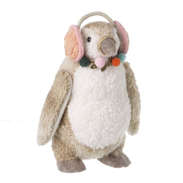 Fluffy Penguin With Earmuffs