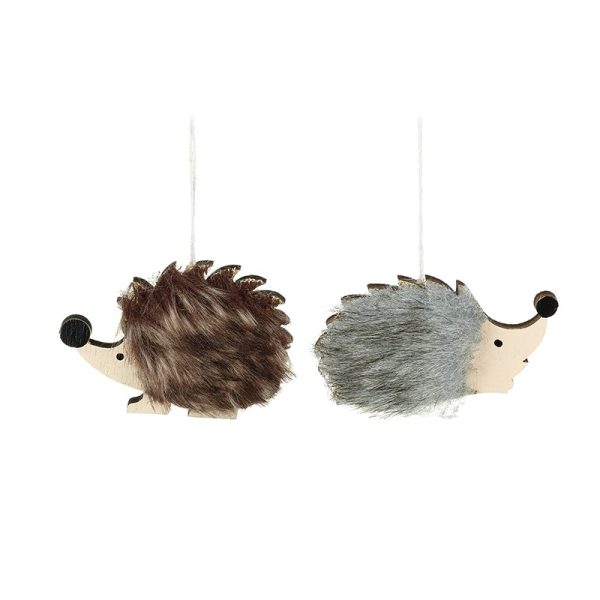 Grey Hanging Hedgehog