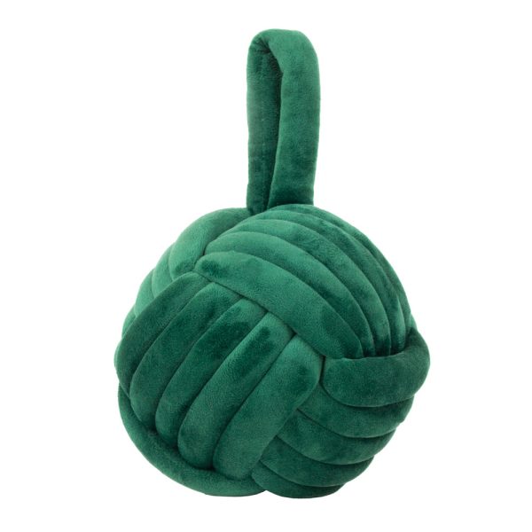 Emerald Knot Velvet Door Stop