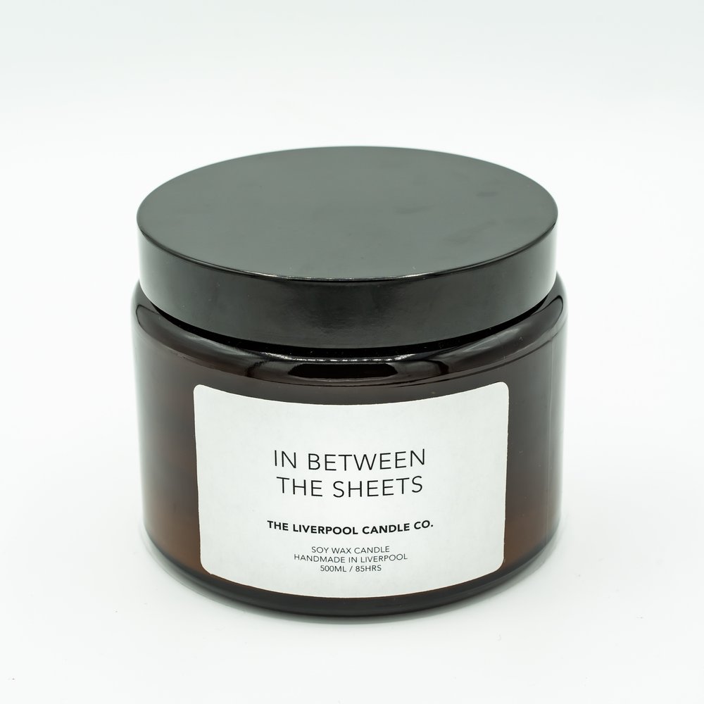 Large In Between the Sheets Soy Wax Candle The Haven Home Interiors