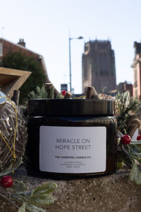 Large Miracle on Hope Street Soy Wax Candle