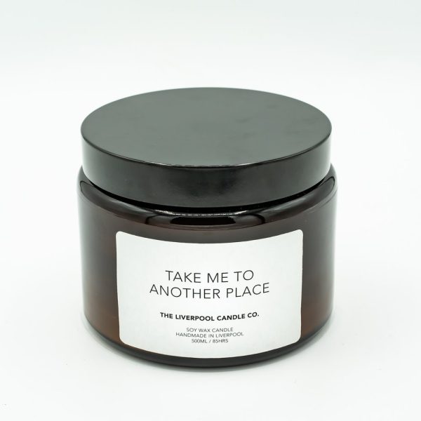 Large Take Me To Another Place Soy Wax Candle