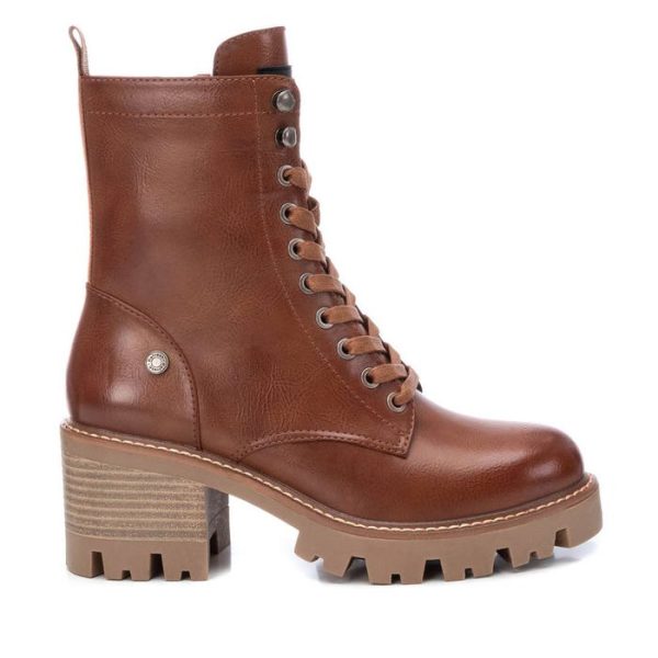 Camel Faux Leather Ladies Ankle Boot