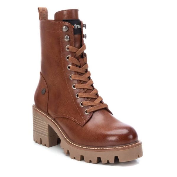 Camel Faux Leather Ladies Ankle Boot