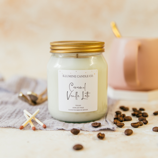 Caramel Vanilla Latte Candle