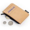 Tan Zipped Card Case Tan Zipped Card Case