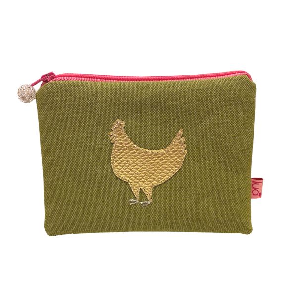 Olive Gold Chicken Purse