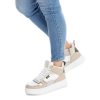 Taupe High Top Trainer Taupe High Top Trainer