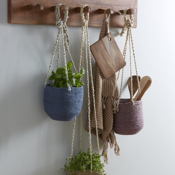 Blue Melange Hanging Belle Pot 1