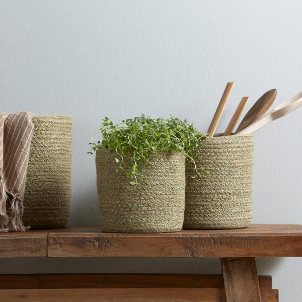 Light Green Melange Medium Belle Pot