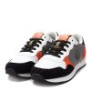 Orange & Black Textured Mens Trainer Orange & Black Textured Mens Trainer