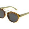 Brown & Bamboo Tokyo Polarised Sunglasses