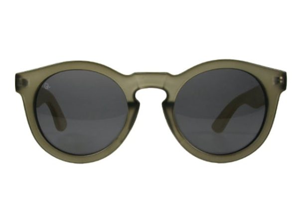 Matt Grey & Bamboo Kennedy Polarised Sunglasses