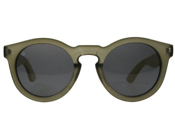 Matt Grey & Bamboo Kennedy Polarised Sunglasses