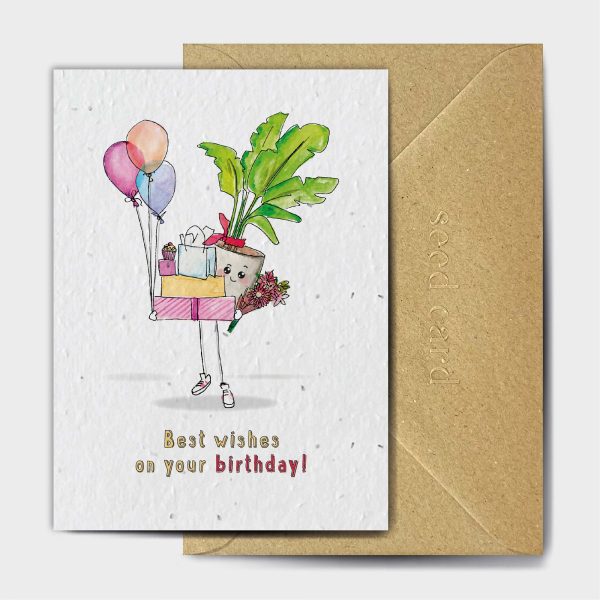 PLANTS, PINS & PRESENTS Plantable Card