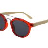 Red & Bamboo Tokyo Polarised Sunglasses