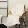 Chester Faux Fur Cream Throw