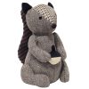 Brown Squirrel Herringbone Door Stop